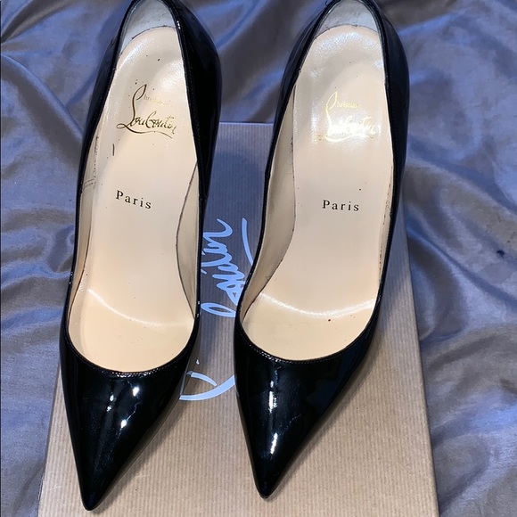 Christian Louboutin | Shoes | Black Patent So Kates | Poshmark